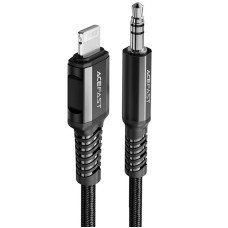 Аудіо кабель Aux Acefast C1-06 (Lightning to AUX 3.5mm) (1m) Black