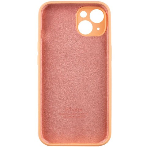 Чохол Silicone Case Full Camera Protective (AA) для Apple iPhone 15 Plus (6.7") Помаранчевий / Cantaloupe