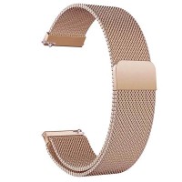 Ремінець Milanese Loop для Smart Watch 22mm Rose Gold