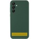 Чохол Silicone Cover Lakshmi Full Camera (AAA) для Samsung Galaxy A12 Зелений / Cyprus Green