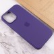 Чохол Silicone case (AAA) with Magsafe and Animation для Apple iPhone 12 Pro Max (6.7") Фіолетовий / Amethyst