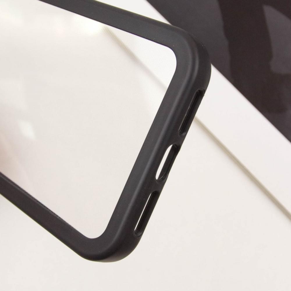 TPU чохол Transparent + Colour 1,5mm для Apple iPhone 14 (6.1") Black