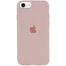 Чохол Silicone Case Full Protective (AA) для Apple iPhone SE (2020) Рожевий / Pink Sand