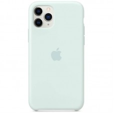 Чохол Silicone case (AAA) для Apple iPhone 11 Pro (5.8") Сіро-блакитний / Seafoam