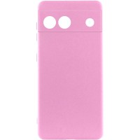 Чохол Silicone Cover Lakshmi Full Camera (A) для Google Pixel 6a Рожевий / Pink