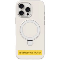 Чохол Silicone Case Full Protective NO LOGO with Ring для Apple iPhone 16e (6.1") White