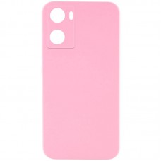 Чохол Silicone Cover Lakshmi Full Camera (AAA) для Oppo A57s / A77s Рожевий / Light pink