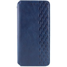 Шкіряний чохол-книжка GETMAN Cubic (PU) для Samsung Galaxy M14 5G Синій