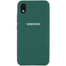 Чохол Silicone Cover Full Protective (AA) для Samsung Galaxy M01 Core / A01 Core Зелений / Pine green