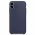 Чохол Silicone Case without Logo (AA) для Apple iPhone XS Max (6.5") Синій / Midnight Blue