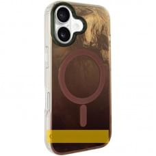 Чохол TPU Shiny Mountain (MagFit) для Apple iPhone 17 (6.3") Chocolate
