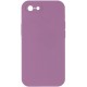 Чохол Silicone Case Square Full Camera Protective (AA) NOLOGO для Apple iPhone 6/6s (4.7") Ліловий / Lilac Pride