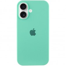 Чохол Silicone Case Full Protective (AA) для Apple iPhone 16 Plus (6.7") Бірюзовий / Marine Green