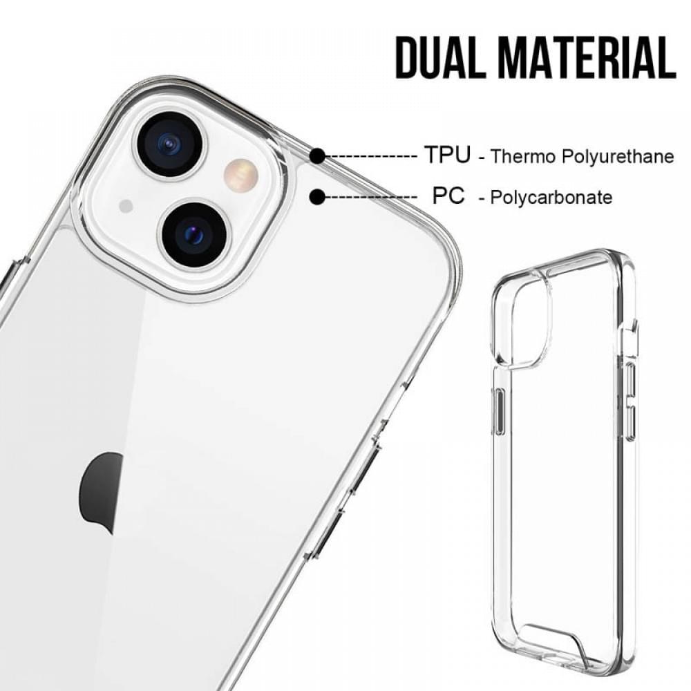 Чохол TPU Space Case transparent для Apple iPhone 13 (6.1") Прозорий