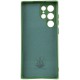 Чохол Silicone Cover Lakshmi Full Camera (AA) with logo для Samsung Galaxy S25 Ultra Зелений / Dark green