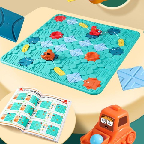 Настільна інтерактивна гра Ummi BS805 Logical Road Builder Green