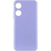 Чохол Silicone Cover Lakshmi Full Camera (A) для Oppo A38 / A18 Бузковий / Dasheen