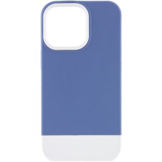 Чохол TPU+PC Bichromatic для Apple iPhone 13 Pro Max (6.7") Blue / White
