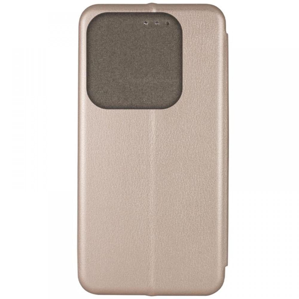 Шкіряний чохол-книжка Classy для Motorola Edge 50 Pro Золотий