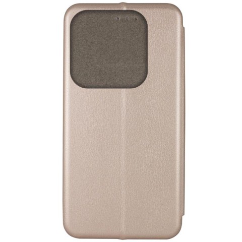 Шкіряний чохол-книжка Classy для Motorola Edge 50 Pro Золотий
