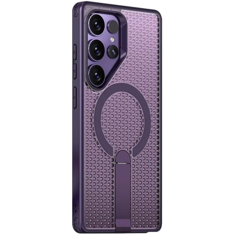 Чохол TPU Breeze with MagSafe stand для Samsung Galaxy S25 Ultra Purple