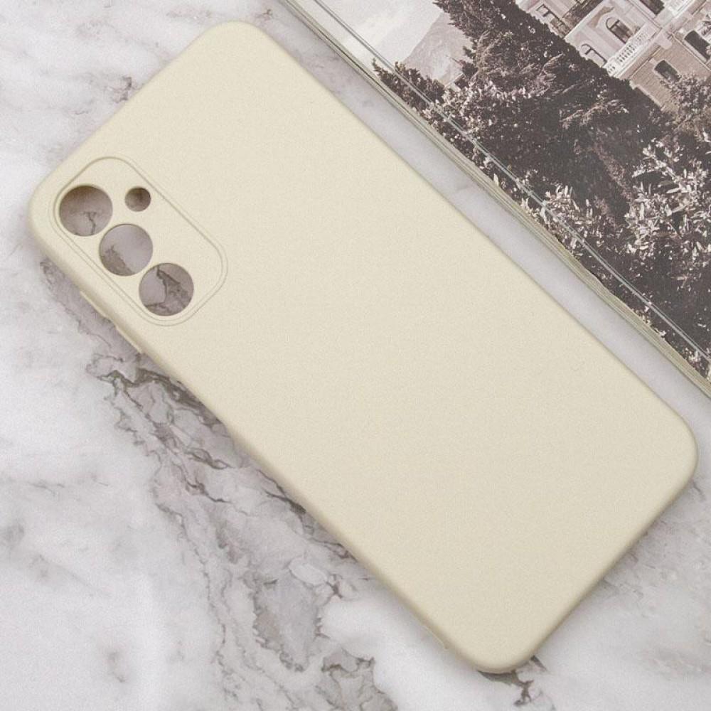 Чохол TPU GETMAN Liquid Silk Full Camera для Samsung Galaxy M34 5G Пісочний / Sand
