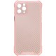 Чохол TPU Ease Carbon color series для Apple iPhone 11 Pro Max (6.5") Рожевий / Прозорий