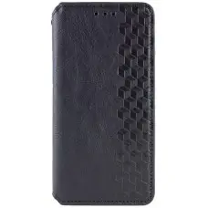 Шкіряний чохол-книжка GETMAN Cubic (PU) для Xiaomi Redmi 15C (Global) / Poco C85 (Global) Чорний