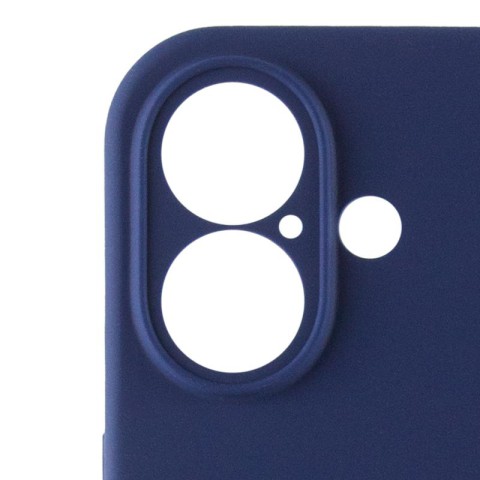 Чохол Silicone Case Full Camera Protective (AA) для Apple iPhone 16 Plus (6.7") Синій / Deep navy