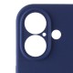Чохол Silicone Case Full Camera Protective (AA) для Apple iPhone 16 Plus (6.7") Синій / Deep navy