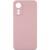 Чохол TPU GETMAN Liquid Silk Full Camera для Oppo A78 4G Рожевий / Pink Sand