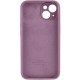 Чохол Silicone Case Full Camera Protective (AA) для Apple iPhone 14 (6.1") Ліловий / Lilac Pride