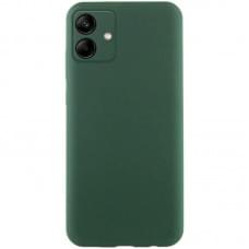 Чохол TPU GETMAN Liquid Silk Full Camera для Samsung Galaxy A06 Зелений / Dark green