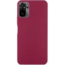 Чохол Silicone Cover Ummi Lakshmi (AA) для Xiaomi Redmi Note 10 / Note 10s / Poco M5s Бордовий / Marsala