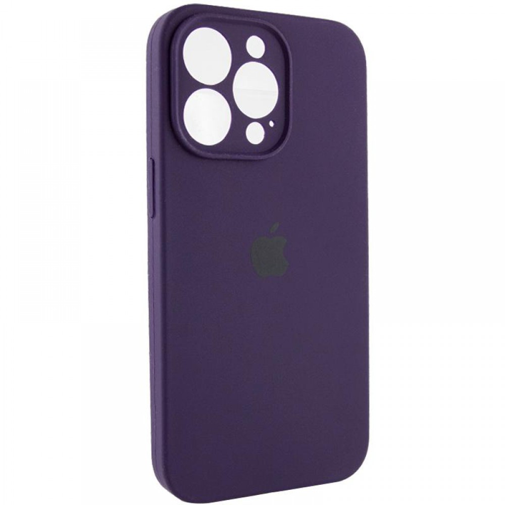 Чохол Silicone Case Full Camera Protective (AA) для Apple iPhone 13 Pro (6.1") Фіолетовий / Elderberry