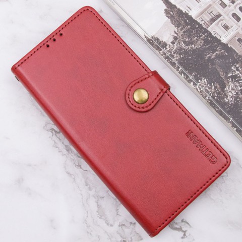 Шкіряний чохол-книжка GETMAN Gallant (PU) для ZTE Nubia V60 Червоний