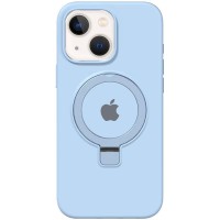 Чохол Silicone Case Full Protective with Ring для Apple iPhone 15 (6.1") Blue