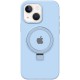 Чохол Silicone Case Full Protective with Ring для Apple iPhone 15 (6.1") Blue