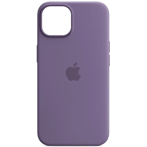 Чохол Silicone case (AAA) with Magsafe and Animation для Apple iPhone 14 (6.1") Фіолетовий / Iris