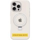 Чохол Silicone Case Full Protective with Ring для Apple iPhone 16e (6.1") White