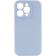 Чохол Silicone Case Full Camera Protective (AA) NO LOGO для Apple iPhone 16 Pro (6.3") Блакитний / Lilac Blue