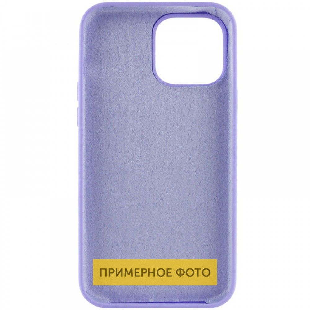 Чохол Silicone Case Full Protective (AA) NO LOGO для Apple iPhone 16 Pro (6.3") Бузковий / Dasheen