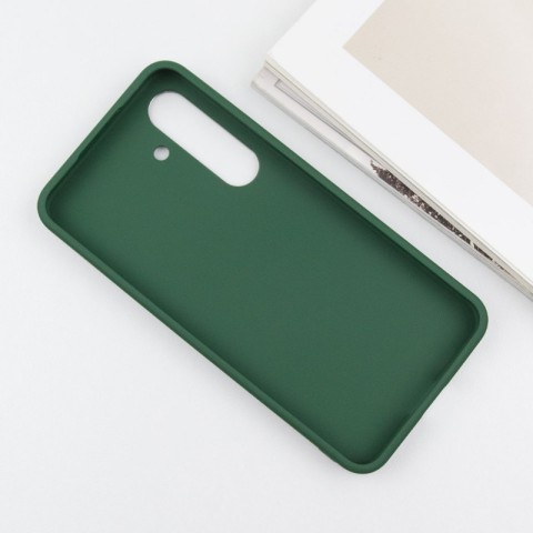 TPU чохол Bonbon Metal Style для Samsung Galaxy S24 / S25 Зелений / Army green