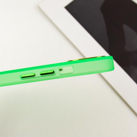 Чохол TPU+PC Lily with MagSafe для Apple iPhone 15 (6.1") Neon Green