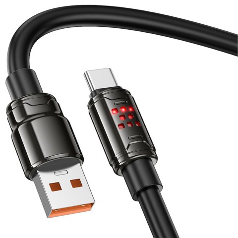 Дата кабель Hoco U143 Joy USB to Type-C 5A (1.2m) Black