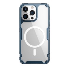 TPU чохол Nillkin Nature Pro Magnetic для Apple iPhone 13 Pro (6.1") Синій (прозорий)