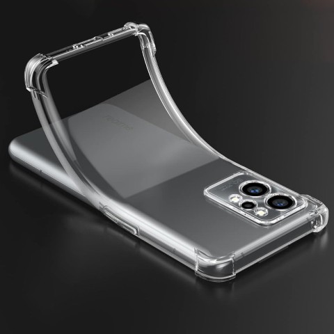 TPU чохол GETMAN Ease logo посилені кути Full Camera для Realme GT2 Безбарвний (прозорий)