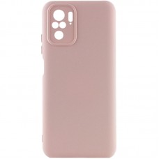 Чохол Silicone Cover Full Camera without Logo (A) для Xiaomi Redmi Note 10 / Note 10s Рожевий / Pink Sand