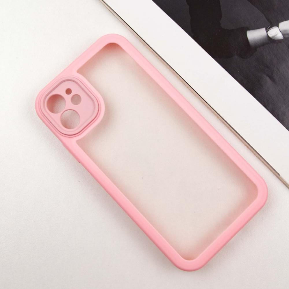 TPU чехол Transparent + Colour 1,5mm для Apple iPhone 11 (6.1")