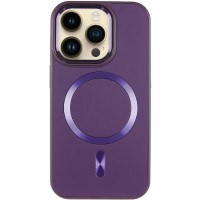 Шкіряний чохол SnapCase with MagSafe для Apple iPhone 16 Pro Max (6.9") Dark Purple